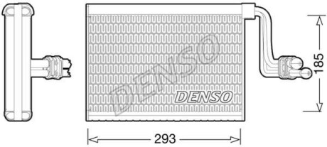 Испаритель кондиционера DENSO DEV05002