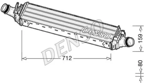 Интеркулер DENSO DIT02038