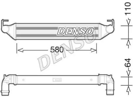 Интеркулер DENSO DIT06001