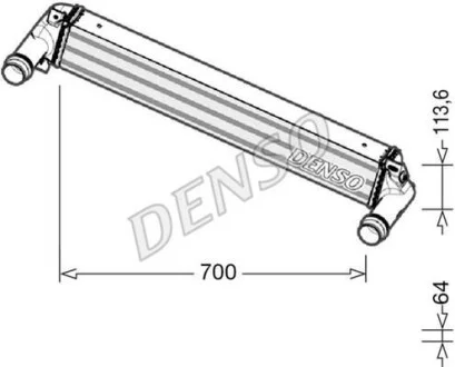 Интеркулер DENSO DIT06010