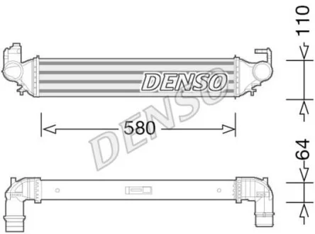 Интеркулер DENSO DIT09117