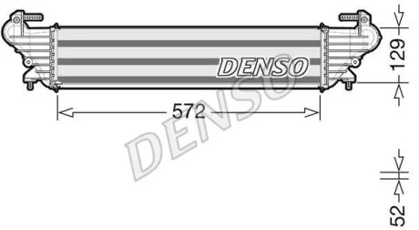 Интеркулер DENSO DIT09121