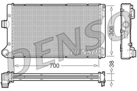 Радиатор охлаждения двигателя DENSO DRM09099