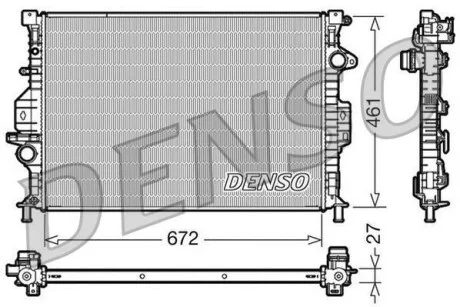 Радиатор охлаждения двигателя DENSO DRM10069