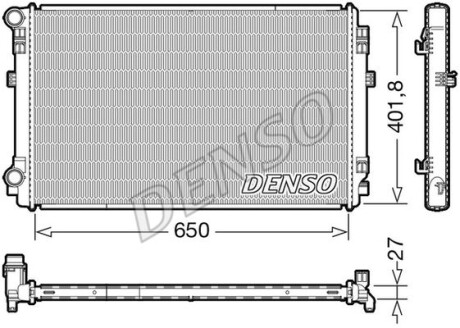 Радиатор охлаждения двигателя DENSO DRM32048