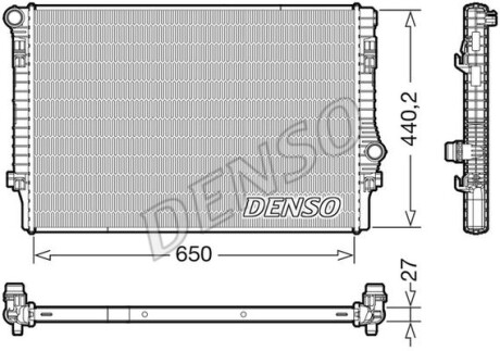 Радиатор охлаждения двигателя DENSO DRM32049