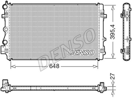 Радиатор охлаждения двигателя DENSO DRM32051