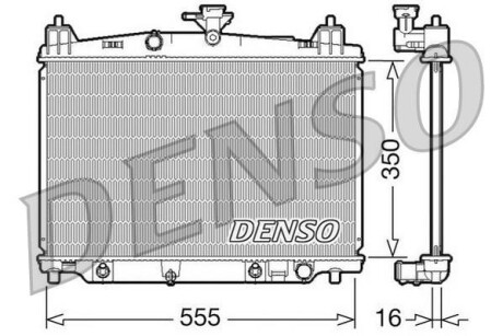 Радиатор охлаждения двигателя DENSO DRM44018