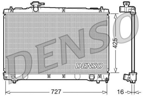 Радиатор охлаждения двигателя DENSO DRM50034