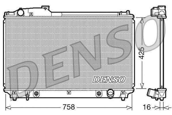 Радиатор охлаждения двигателя DENSO DRM51003 (фото 1)