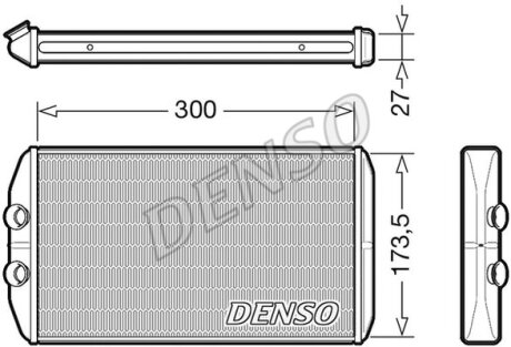 Радиатор отопителя салона DENSO DRR12008