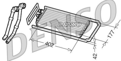 Радиатор отопителя салона DENSO DRR12100