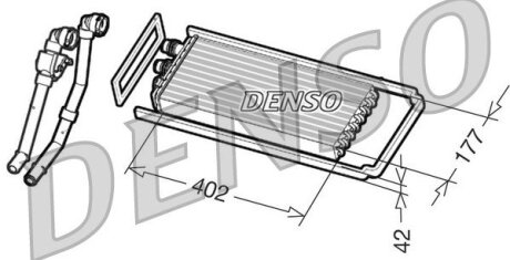 Радиатор отопителя салона DENSO DRR12101