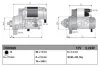 Стартер (12В, 2,2кВт, новий із заставою) TOYOTA AVENSIS VERSO, CARINA E VI, COROLLA, COROLLA VERSO, PICNIC, PREVIA II, RAV 4 II 2.0D/2.2D 04.92-02.07 DENSO DSN928 (фото 3)