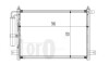 Радиатор кондиционера (Конденсатор) DEPO 007-016-0001 (фото 1)