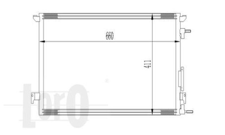 Радиатор кондиционера (Конденсатор) DEPO 037-016-0013