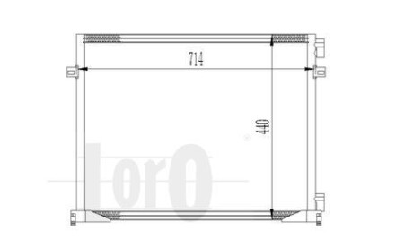 Радиатор кондиционера (Конденсатор) DEPO 037-016-0033