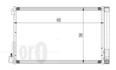 Радиатор кондиционера (Конденсатор) DEPO 037-016-0036