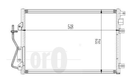 Радиатор кондиционера (Конденсатор) DEPO 042-016-0011