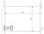 Радиатор кондиционера (Конденсатор) DEPO 042-016-0045 (фото 1)