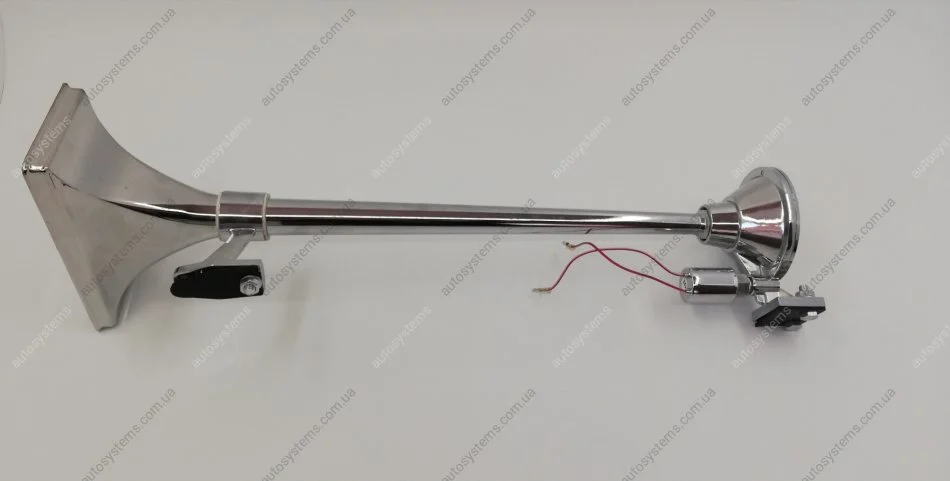 Сигнал воздушный 1-дудка квадратная 24V L640MM Dk-Дорожная Карта SL-1004D (фото 1)