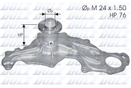 Помпа водяная DOLZ F122