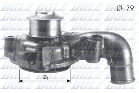 Помпа водяная DOLZ F155