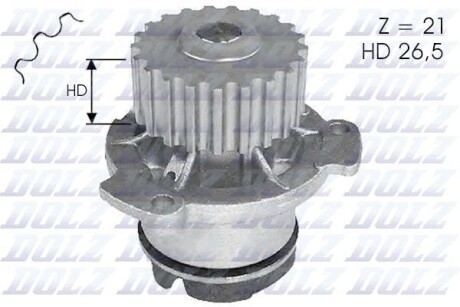 Помпа водяная DOLZ L121