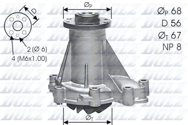 Насос водяной Dolz MB Sprinter DOLZ M176 (фото 1)