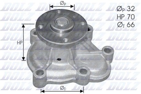 Помпа водяная DOLZ O130