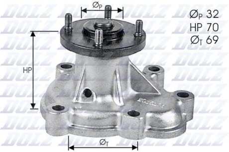 Помпа водяная DOLZ O131