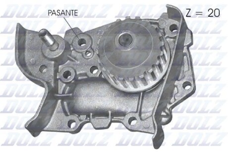 Помпа водяная DOLZ R314