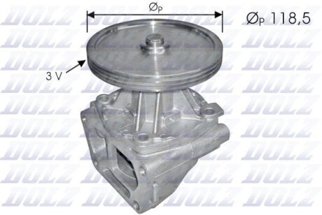 Помпа водяная DOLZ S121