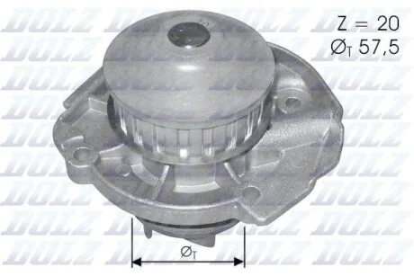 Водяний насос Dolz DOLZ S161