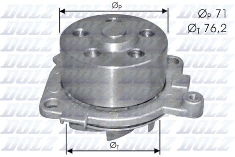 Помпа водяная DOLZ S210