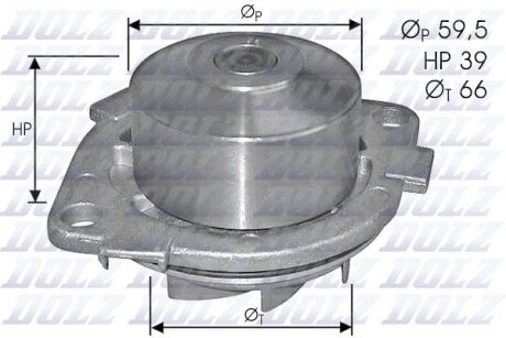 Помпа водяная DOLZ S211