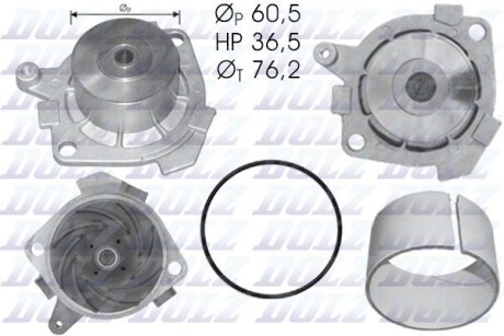 Помпа водяная DOLZ S212