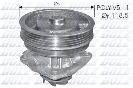 Помпа водяная DOLZ S217