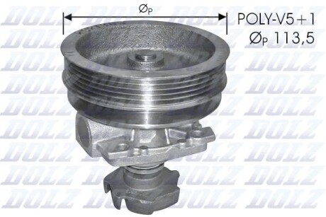 Помпа водяная DOLZ S218