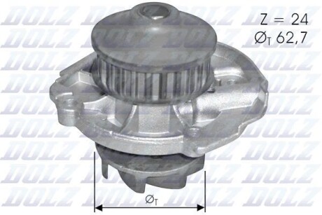 Помпа водяная DOLZ S261