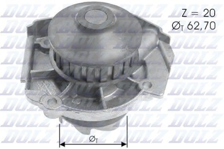 Помпа водяная DOLZ S361