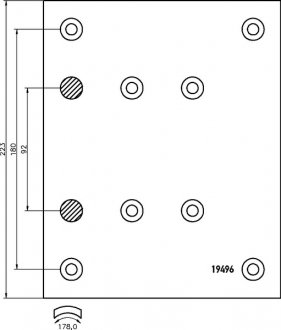 19496 1рем. Накладки тормозные DON MP362A (фото 1)