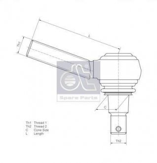 Наконечник рулевой тяги DT 2.53156