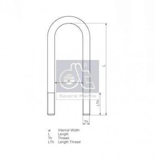 Стремянка ресори DT 6.11117
