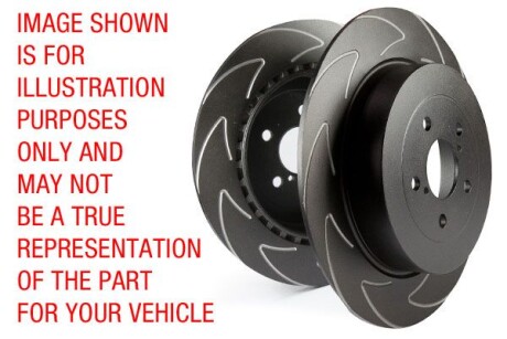 Диски тормозные, комплект EBC BSD1416