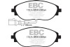 Тормозные колодки дисковые, комплект EBC DP22127 (фото 1)