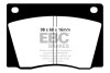 Тормозные колодки дисковые, комплект EBC DP4108R (фото 1)