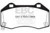 Тормозные колодки дисковые, комплект EBC DPX2286 (фото 1)