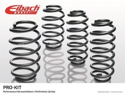 Комплект пружин (Pro-Kit) BMW 3 (F30/F80/F34/F31)/4 (F36) 2.0/3.0d 12-19(4 шт.)(N47/B47/N55/B58/N57) EIBACH E10-20-031-04-22 (фото 1)