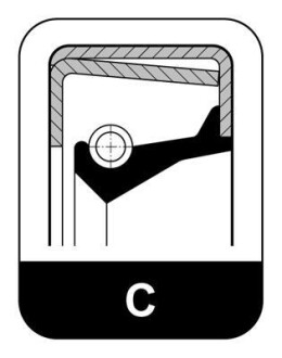 Сальник ступицы колеса ELRING 044.660